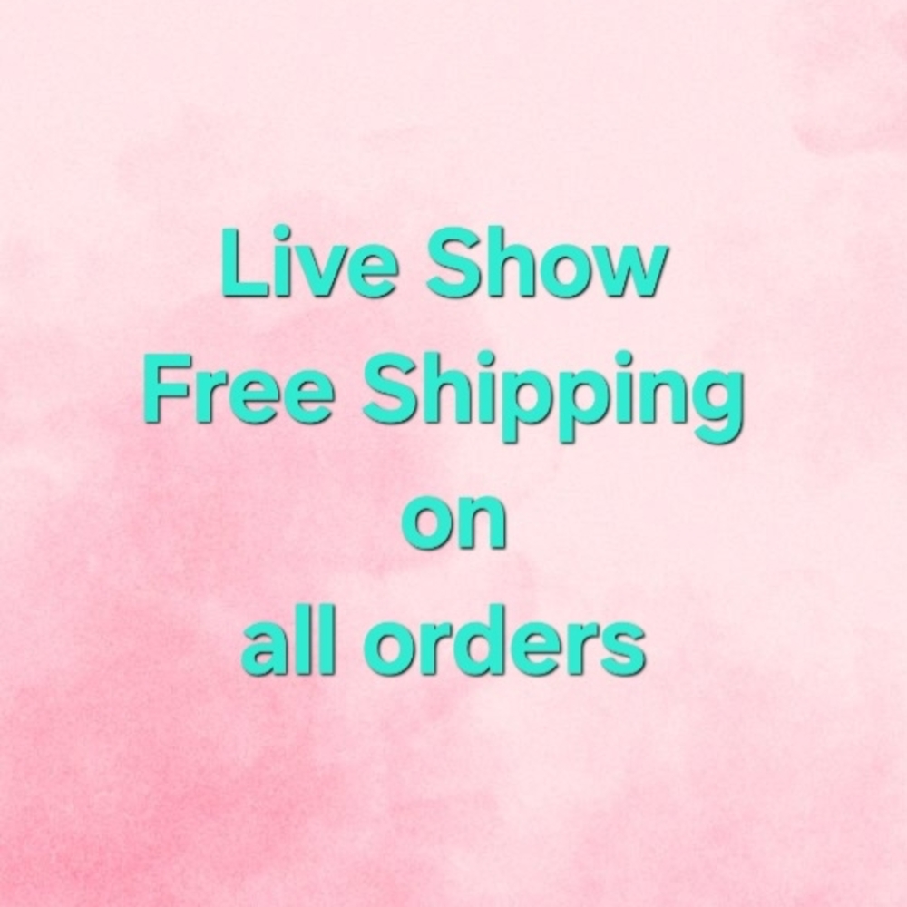Live Show Free Shipping Announcement